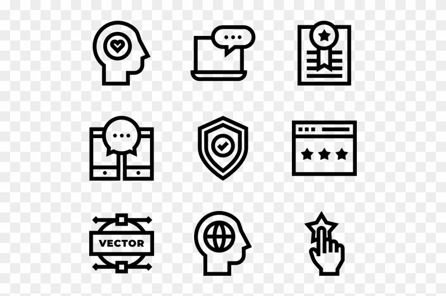 User Experience - Bill Icons Clipart