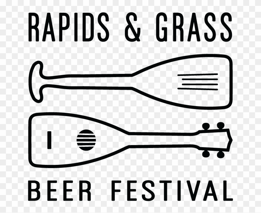 Rapidsandgrass Sq Logo Black-2 - Line Art Clipart