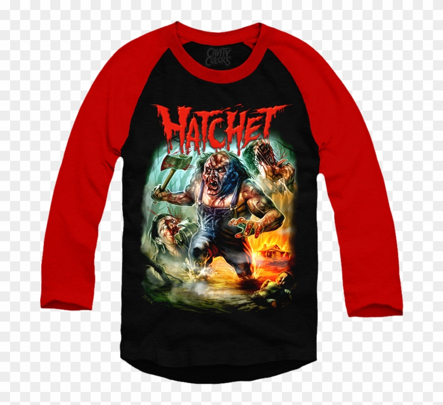 Hatchet - Baseball Shirt - Ghoulies T Shirt Clipart