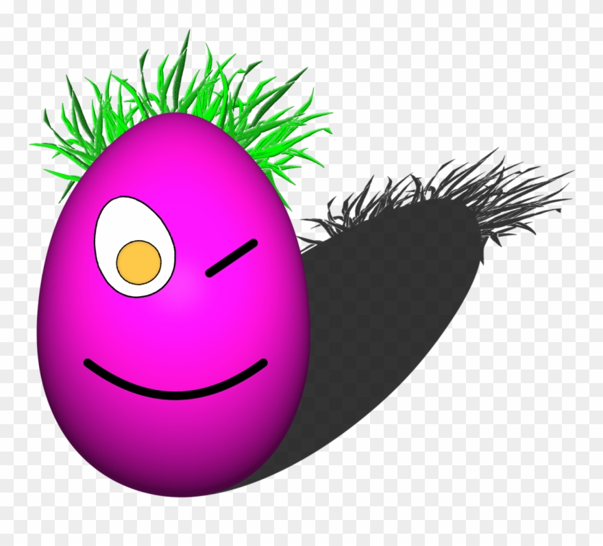 Egg,easter - Smiley Clipart