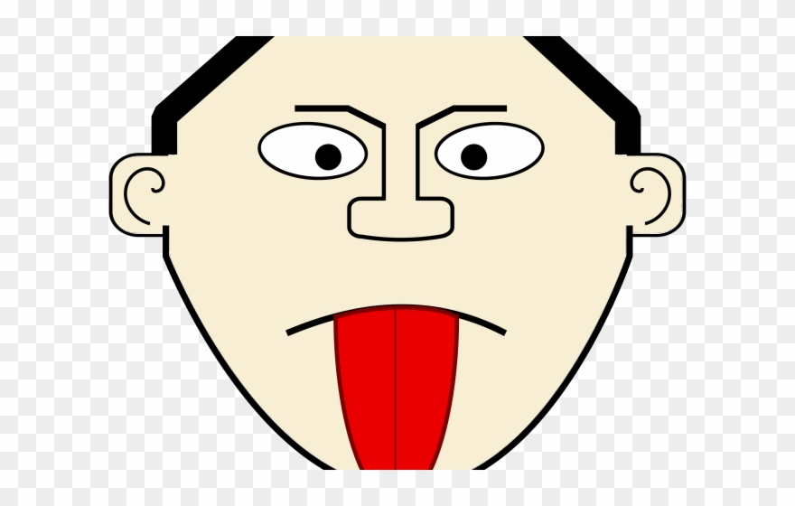 Happy Face Sticking Out Tongue - Clip Art - Png Download