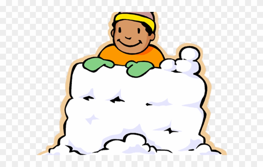 Fort Clipart Transparent - Snow Ball Fight Clip Art - Png Download