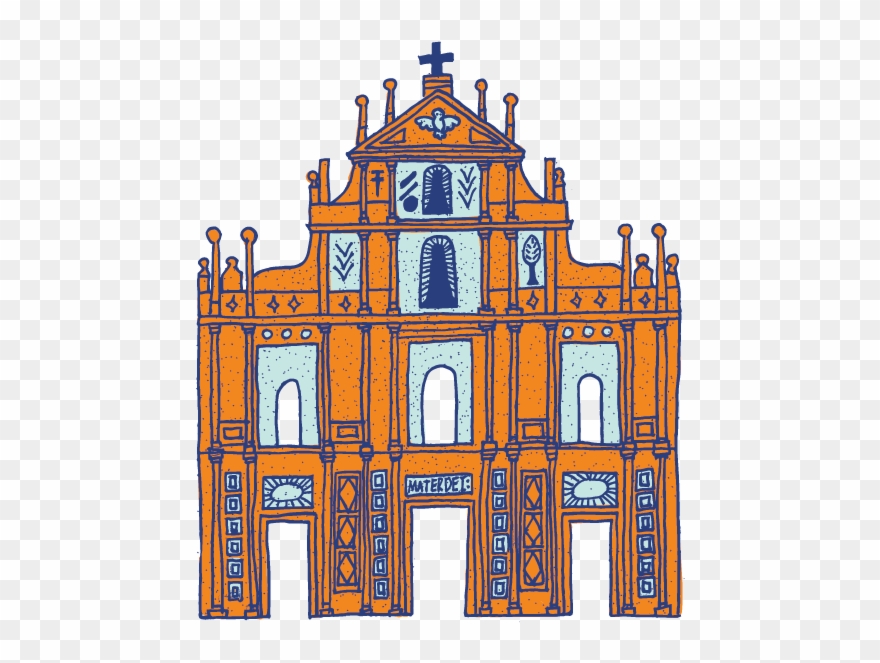 Macau Cafe On Behance Tourist Office, Macau, Illustrations - 澳門 景點 插畫 Clipart