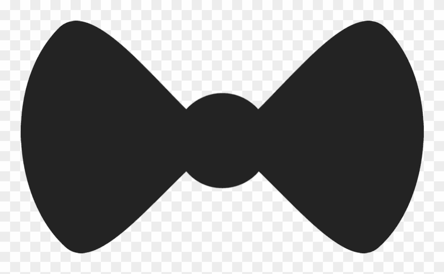 Christmas Bow Rubber Stamp Clipart