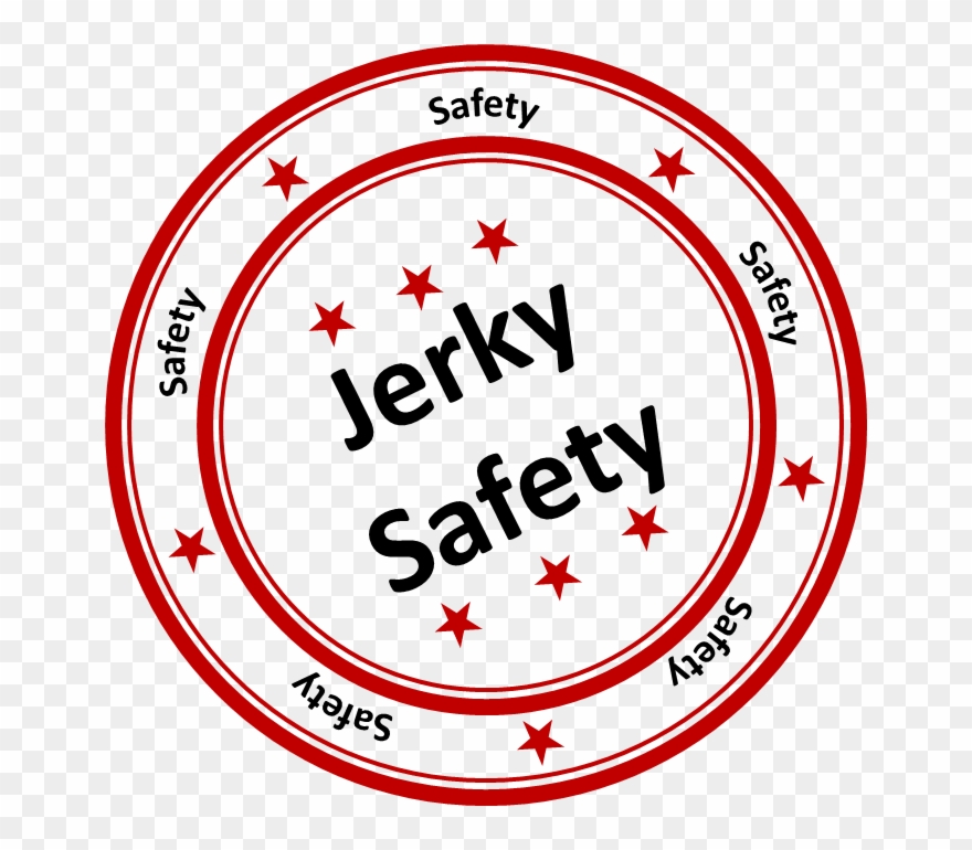 Jerky Safety Stamp - Circle Clipart