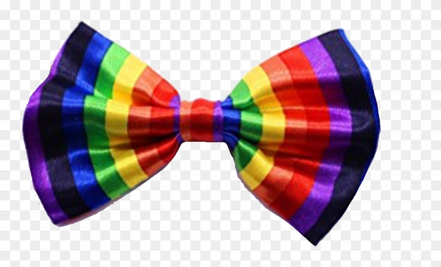 934 X 519 5 - Rainbow Bow Tie Png Clipart