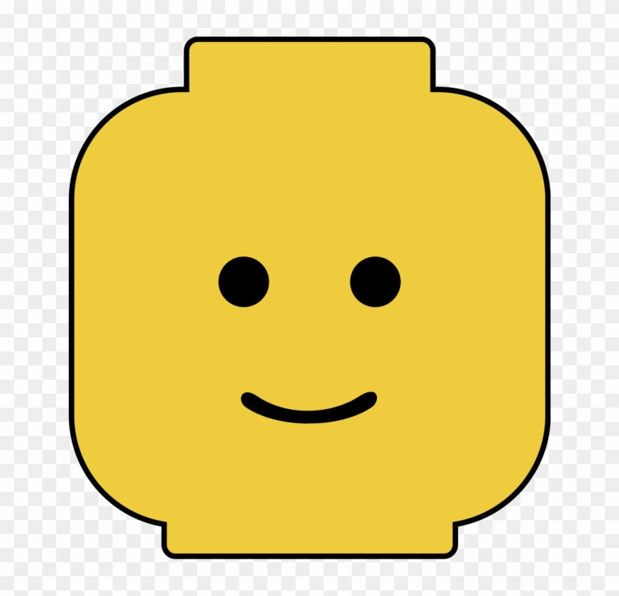 Pin The Head On The Lego Man Party Game Free Printable - Lego Man Face Clipart