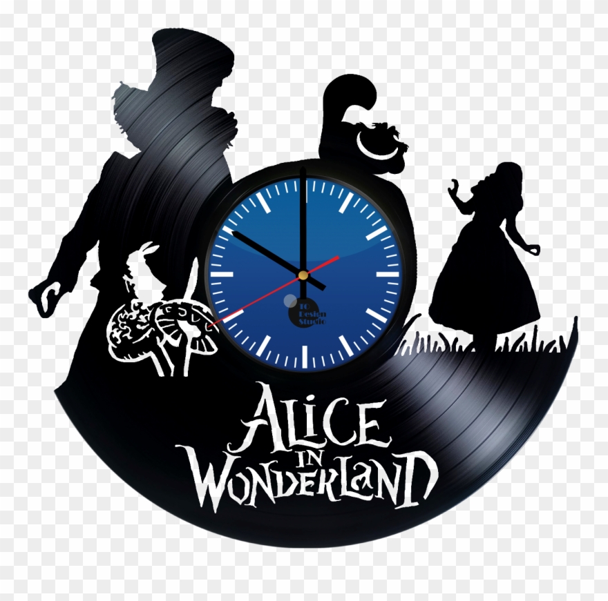 Alice In Wonderland Clock Png - Alice In Wonderland Clipart