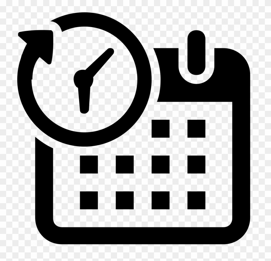 University Of Involvement - Schedule Icon Clipart