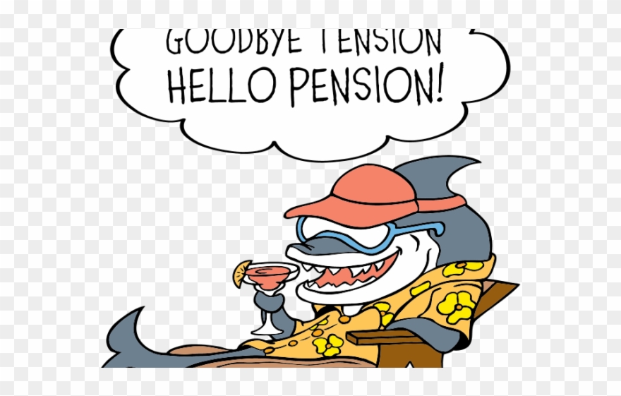 Goodbye Clipart Banner - Goodbye Tension Hello Pension Clipart - Png Download