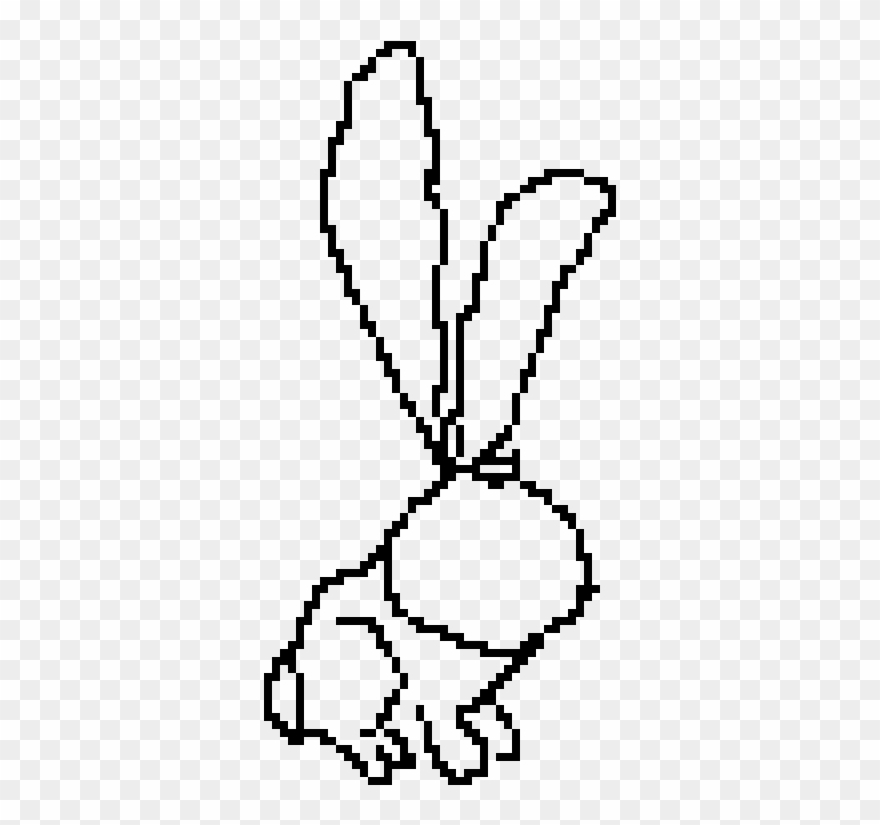 Animal Jam Rabbit Base - Drawing Clipart