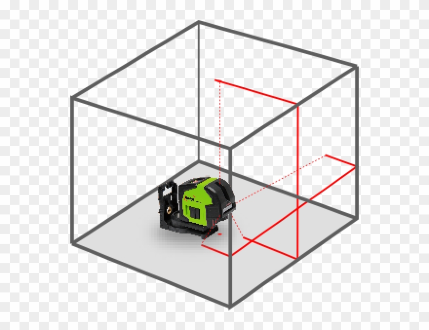 Imex Lx22r Rreen Beam Line Laser With Plumb Spot - Moment Of Inertia Of Cube About Diagonal Clipart