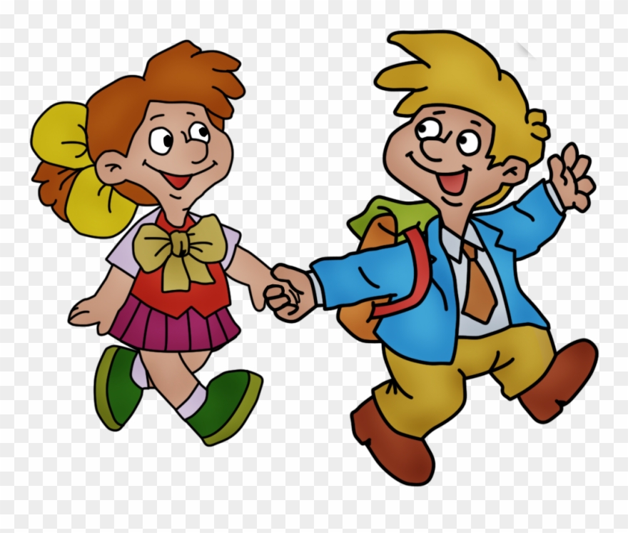 School Friends Clip Art - Png Download