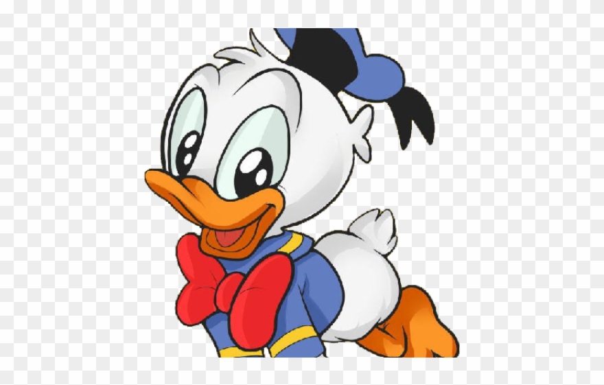 Hat Clipart Donald Duck - Baby Donald Duck Drawing - Png Download