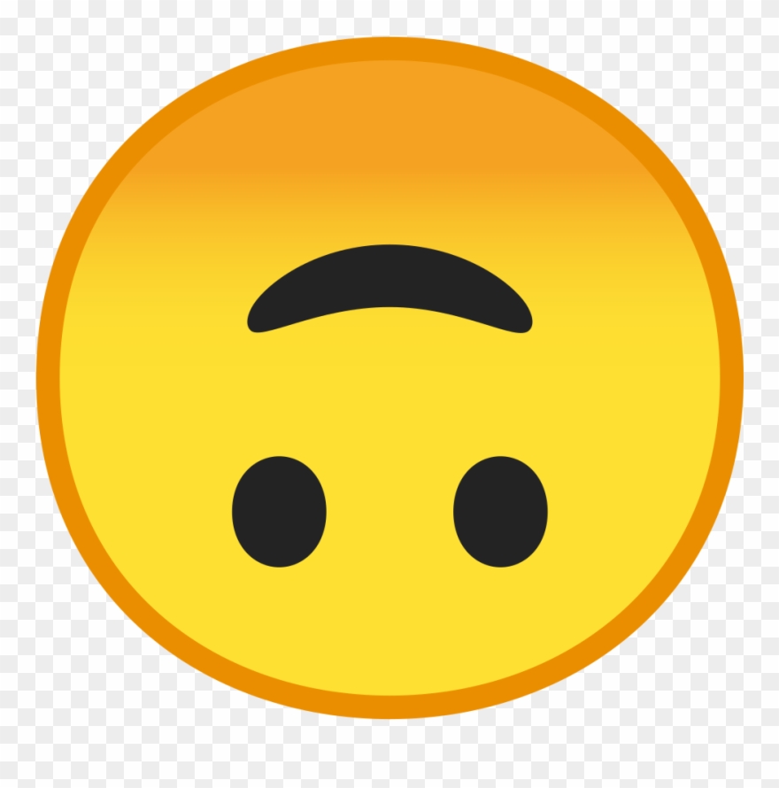 Upside Down Face Emoji Phone Wallpaper