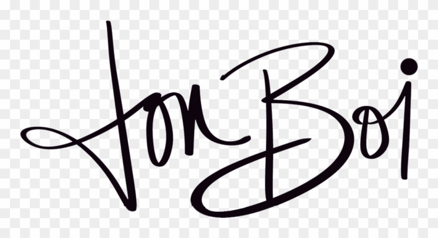 Official Jon Boi Website - Calligraphy Clipart