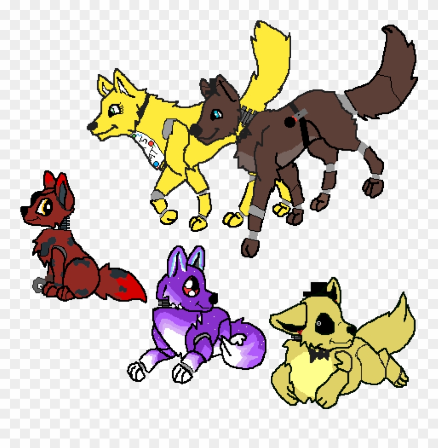 Fnaf Family - Cartoon Clipart