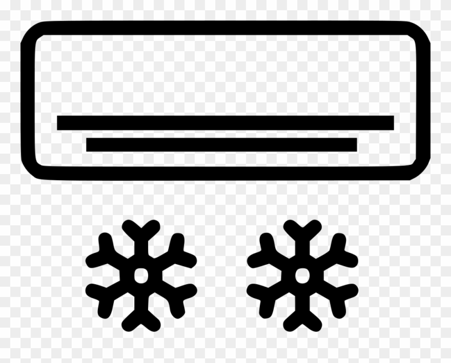 Ac Unit Snow Flake Cold Comments - Ac Clipart Png Transparent Png