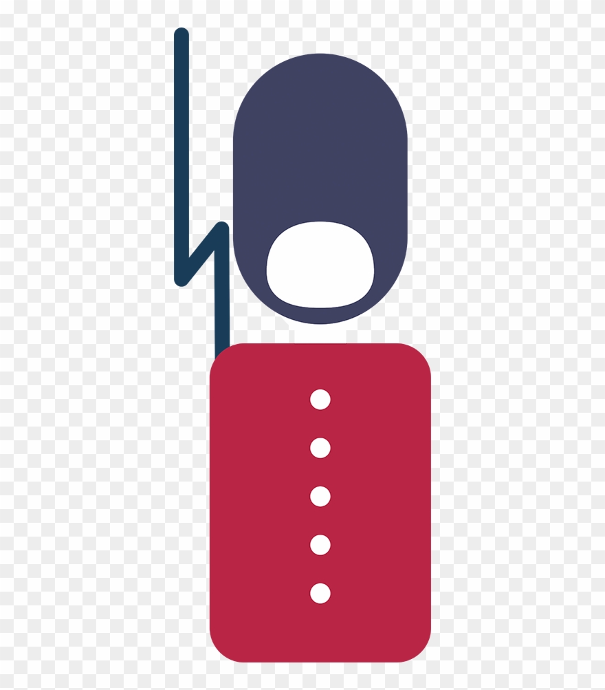 Queen's Royal Guard Wall Sticker Clipart