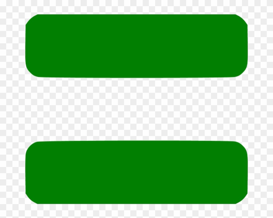 Equal Sign Png Picture - Green Equal Sign Clipart Transparent Png