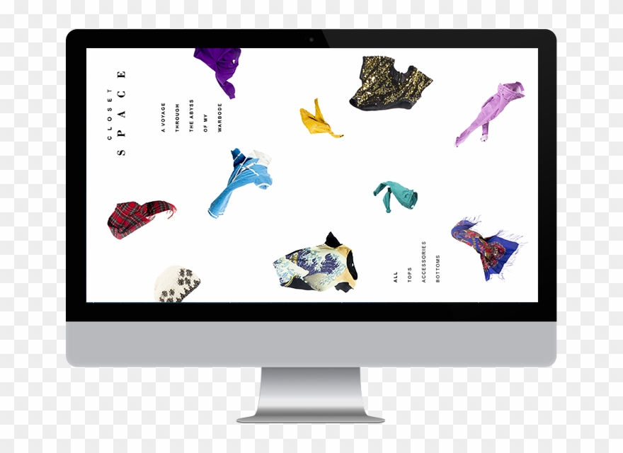 My Closet Space Is An Experimental One-page Website, - Adguard Clipart