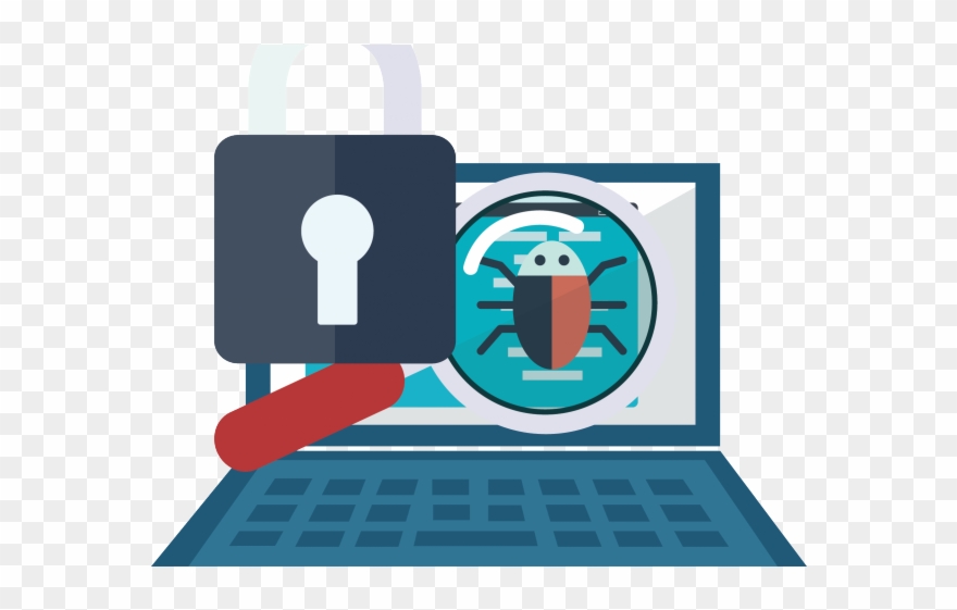 Criminal Clipart Cybe Attack - Computer Virus Icon Png Transparent Png