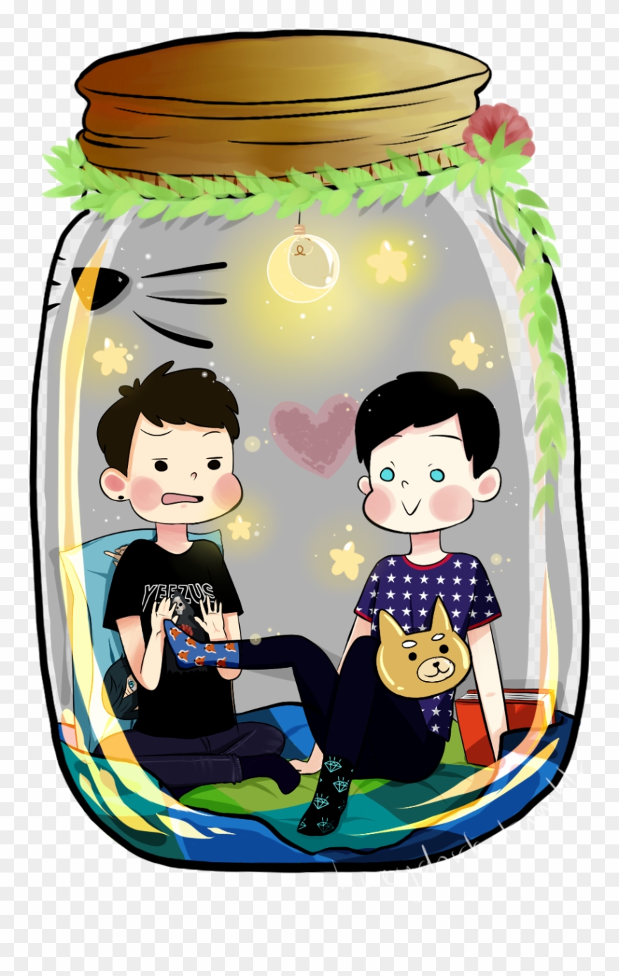This Is So Cute Fight Me Dan And Phill, Danisnotonfire Clipart