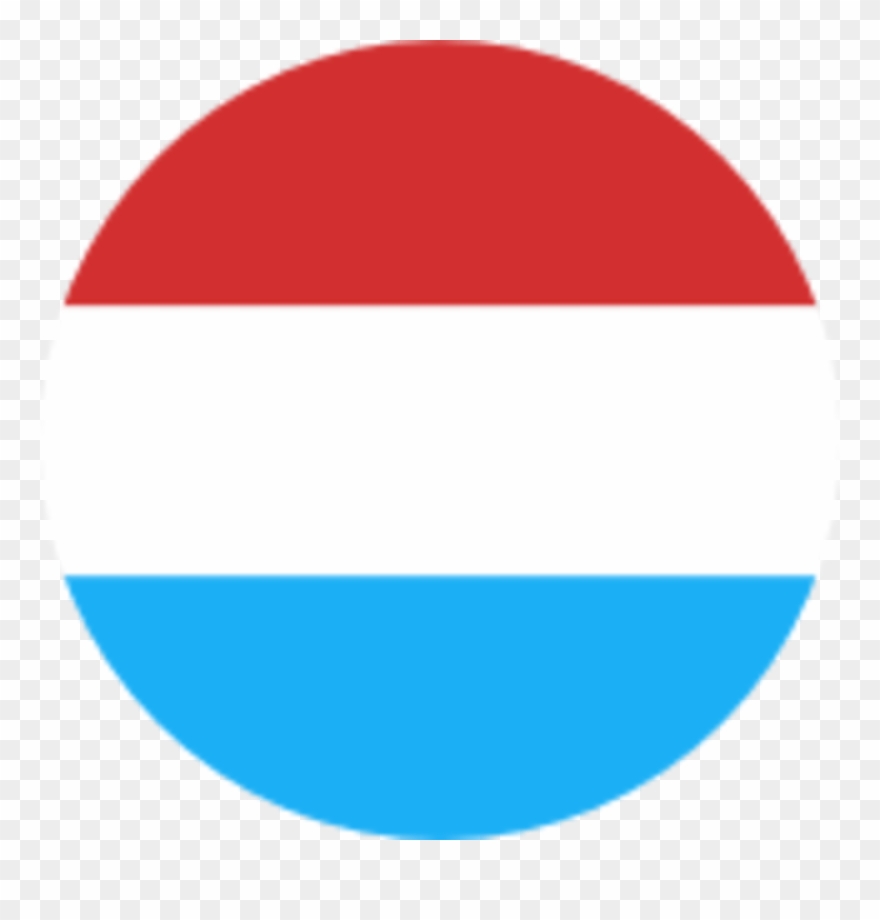 Luxembourg Flag Circle Clipart