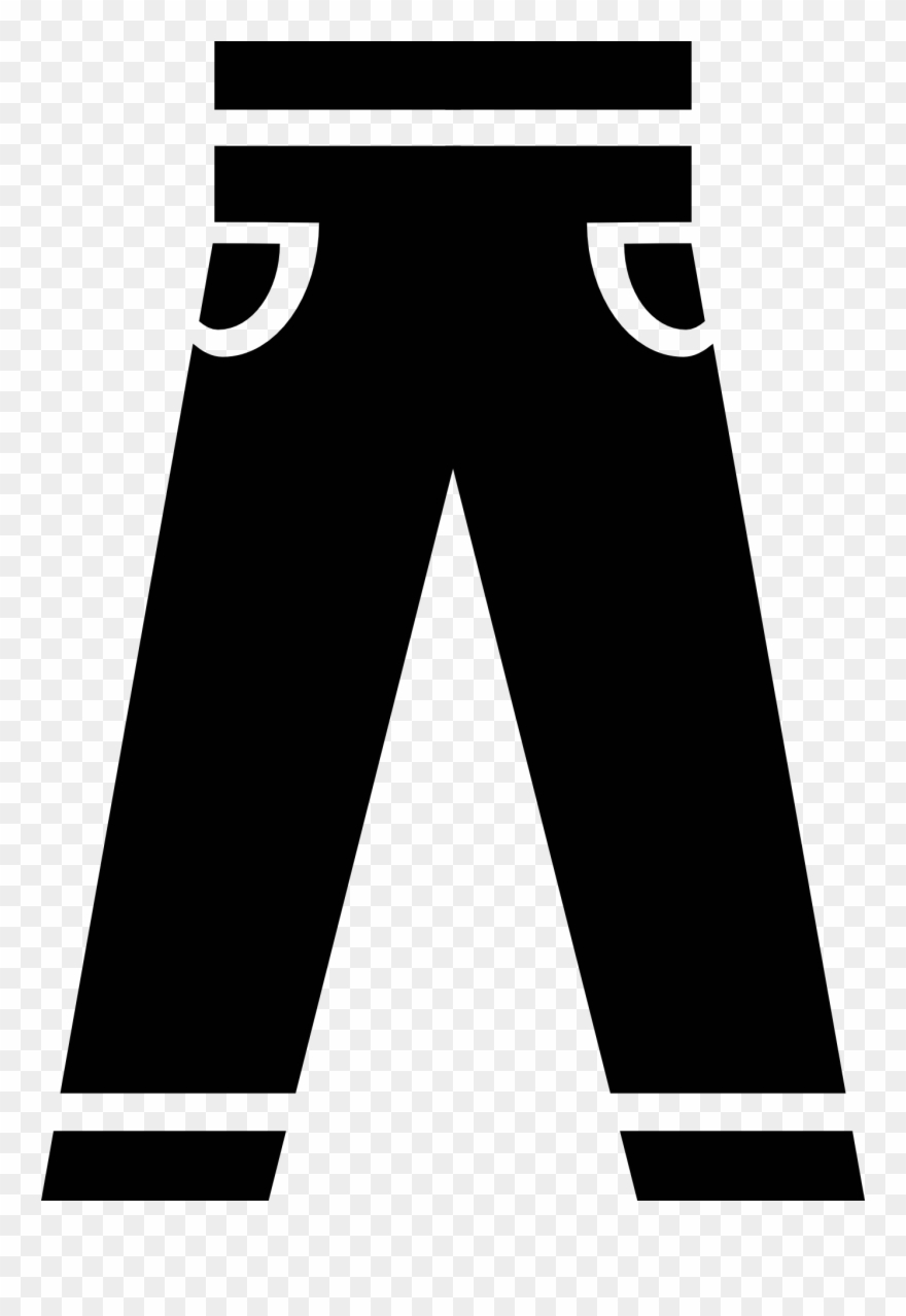 Pant Clipart Uniform Pants - Black Trousers Clip Art - Png Download