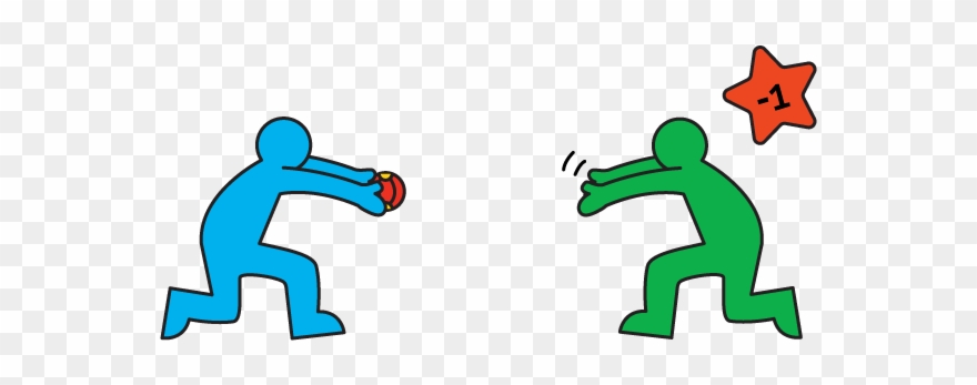 Belle And Beast's Snowball Fight - Toss A Bocce Ball Clipart