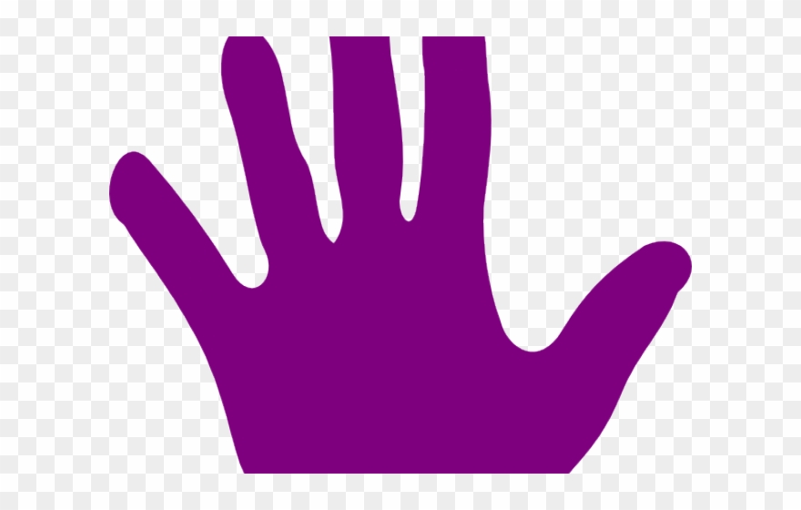 Handprint Clipart Right Handed - Sign - Png Download