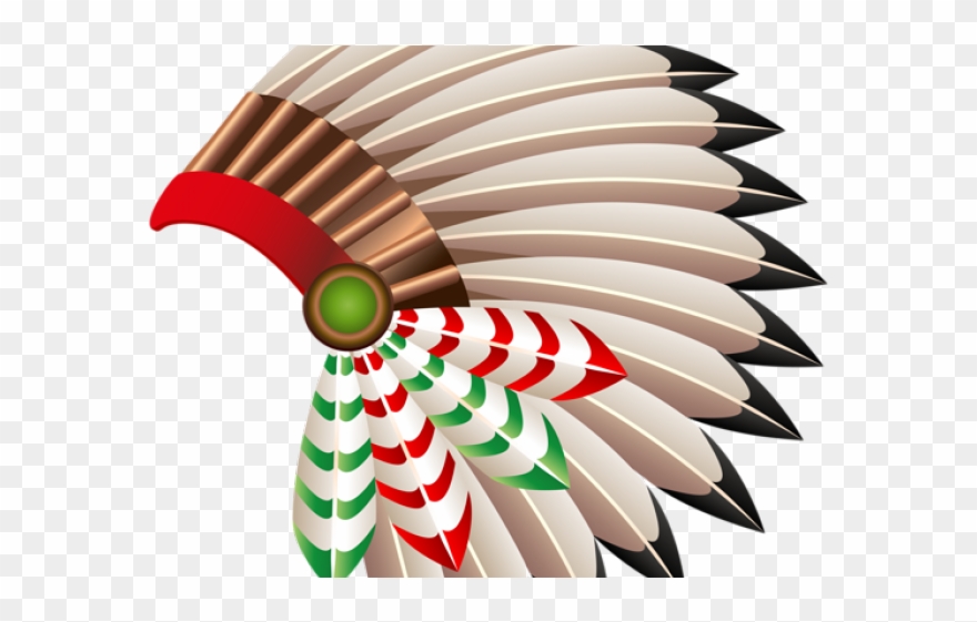 Border Clipart Native American - Native American Headdress Png Transparent Png