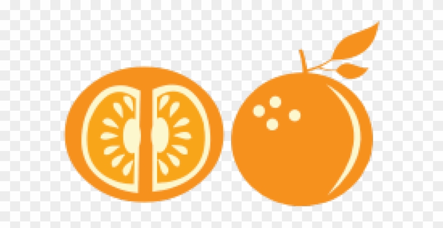 Orange Fruit Clipart Orange Slice - Illustration - Png Download