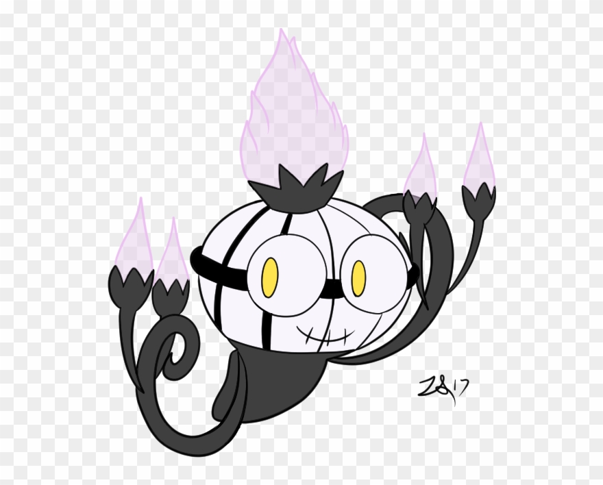 8 Willow As Chandelure , - Cartoon Clipart