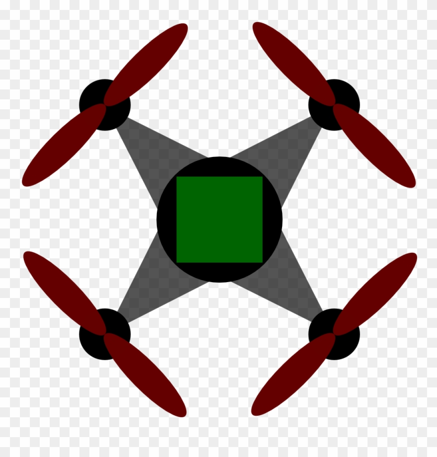 Drone Diagram - Virhuck V 6 Rc Drone Clipart