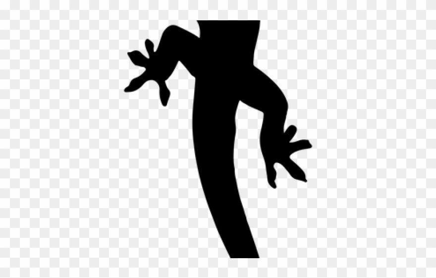 Gecko Clipart Salamander - Lizard Clipart Transparent Background Silhouette - Png Download