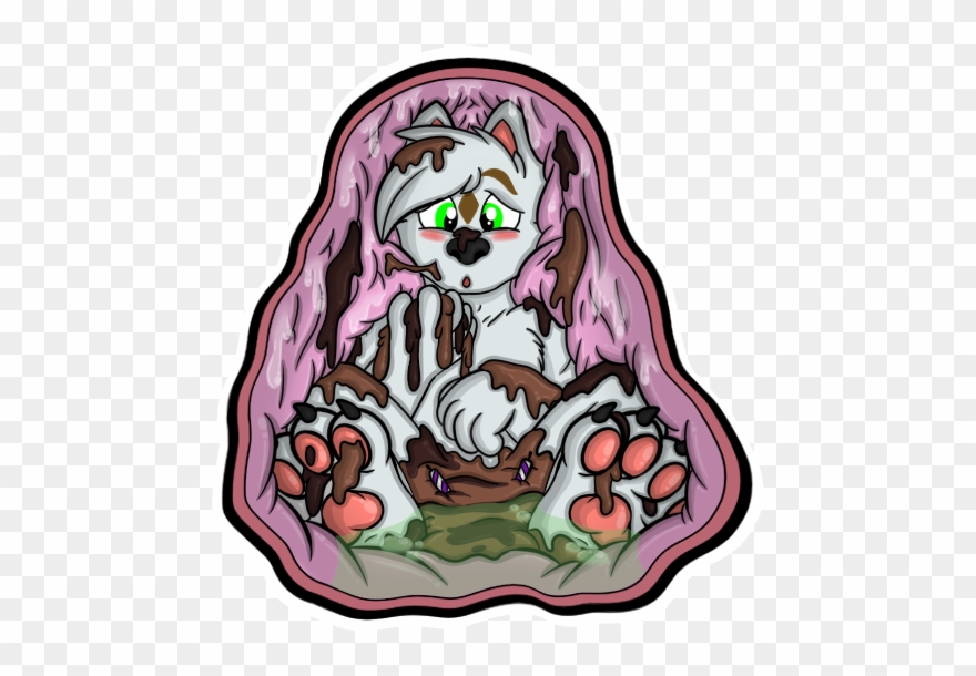 Messy Birthday Belly Clipart