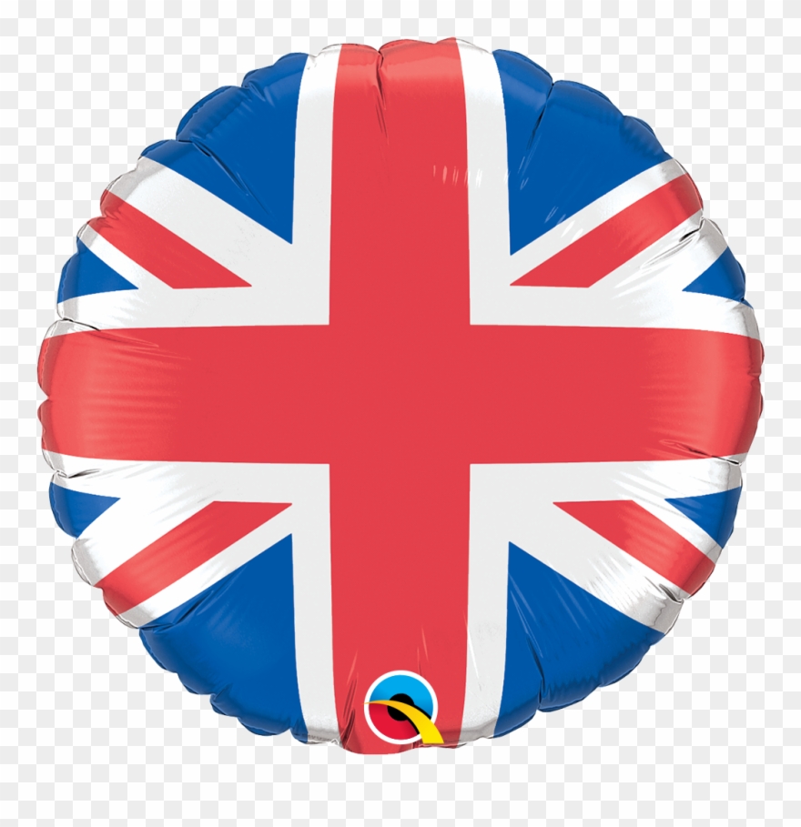 Union Jack Flag Button Clipart