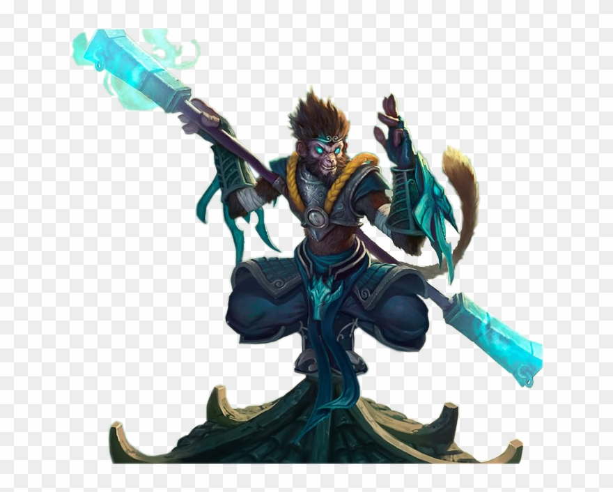 Underground Wu Kong Skin - Wukong League Of Legends Build Clipart