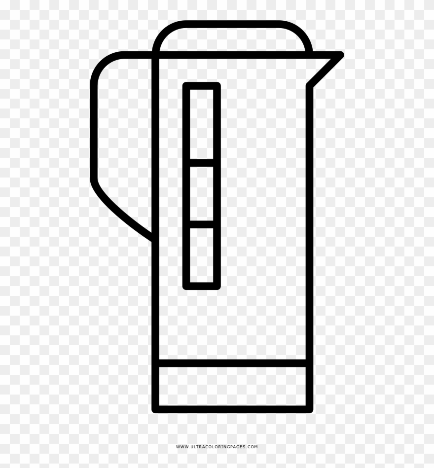 Water Heater Coloring Page Clipart