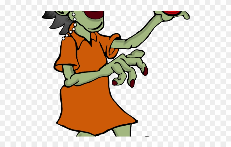 Zombie Clipart Carton - Clipart Zombie Cartoon Png Transparent Png