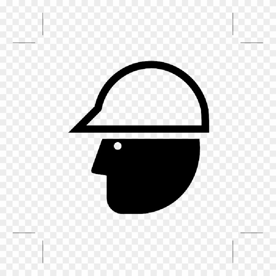 Vector Bao Ho Lao Dong , Png Download - Head Helmet Icon Clipart
