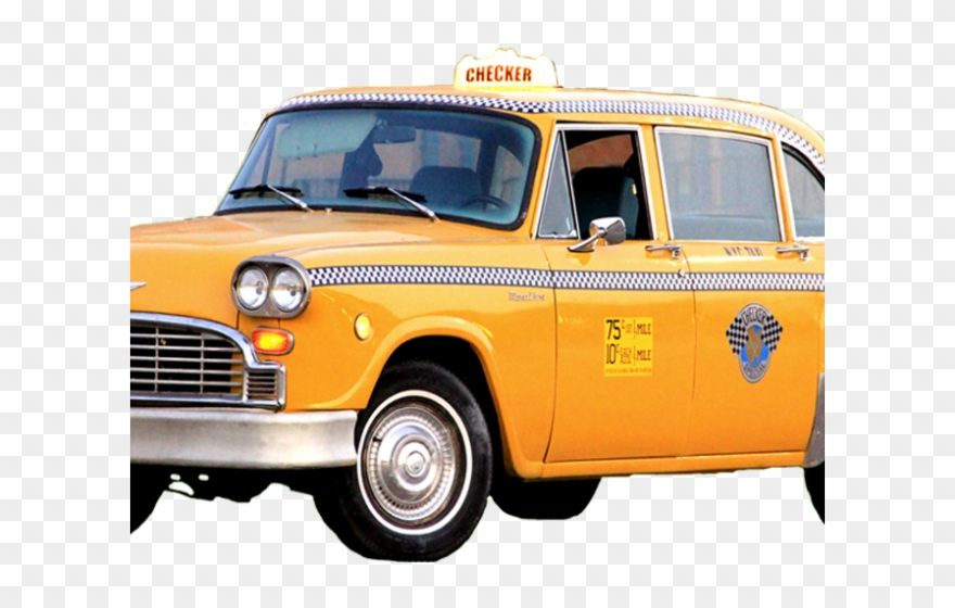 Taxi Cab Clipart Ny Taxi - 1981 Checker Marathon Custom 4 Door Sedan Taxi Cab - Png Download