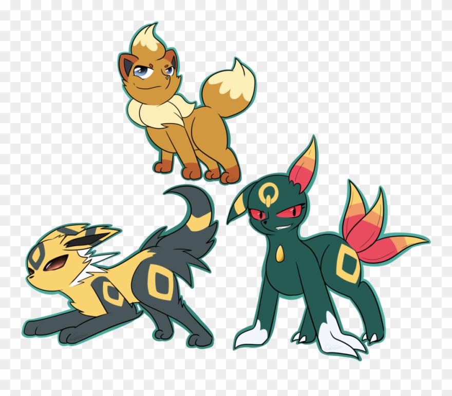 Eeveelutions Drawing Valentines - Cartoon Clipart