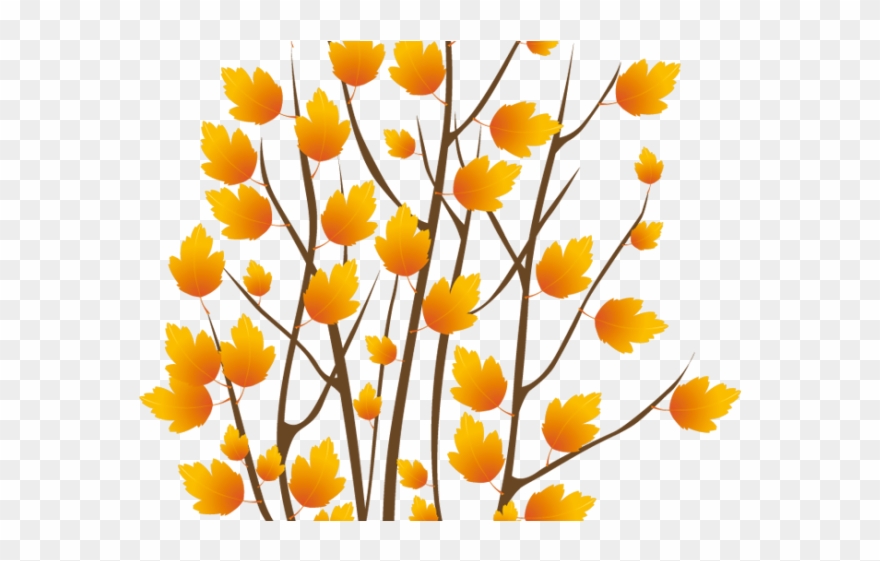 Bushes Clipart Shrub - Dibujo Arbusto Png Otoño Transparent Png