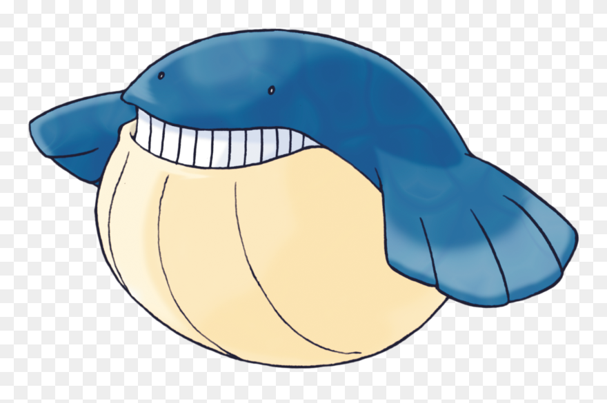 Blue Whale Clipart Walrus - Pokemon Wailmer - Png Download