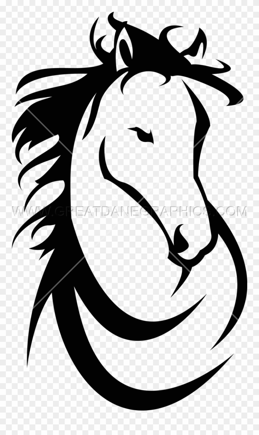 Jpg Bronco Drawing Stallion - Horse Clipart