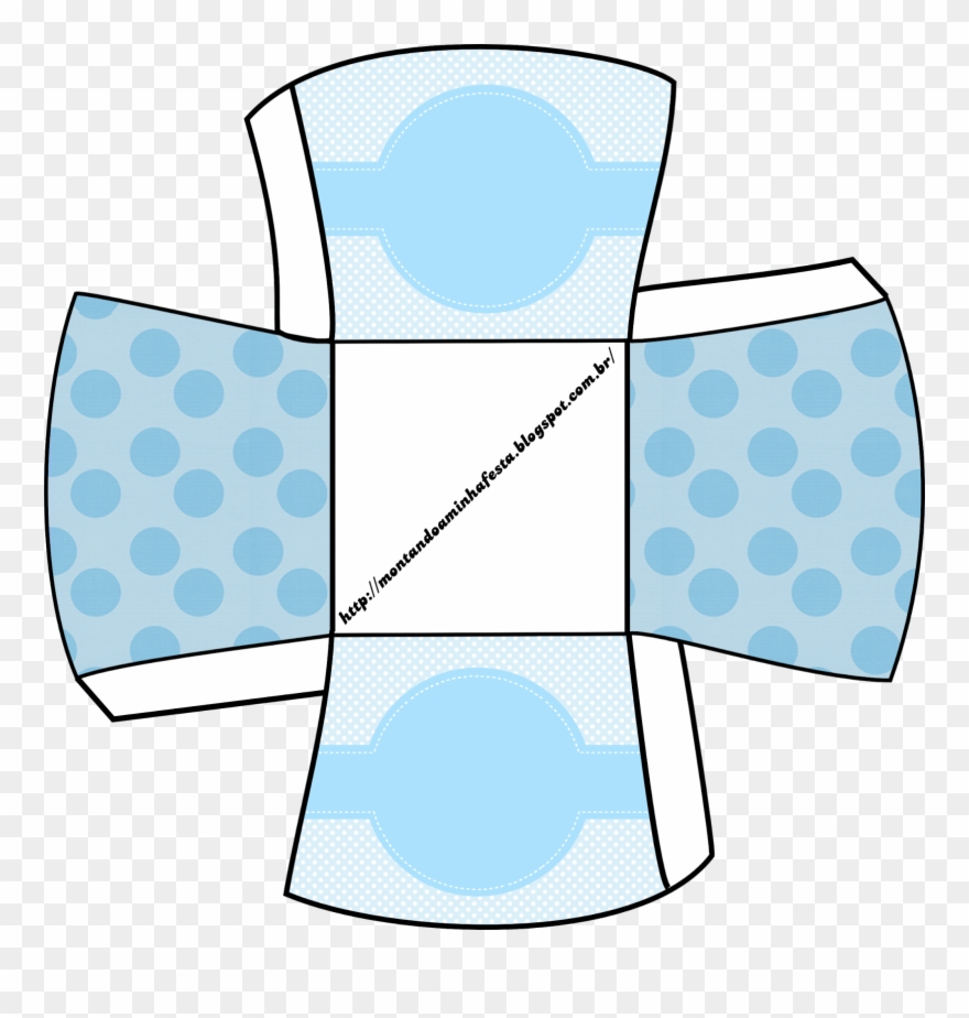 Free Printable Light Blue And Polka Dots Kit Clipart