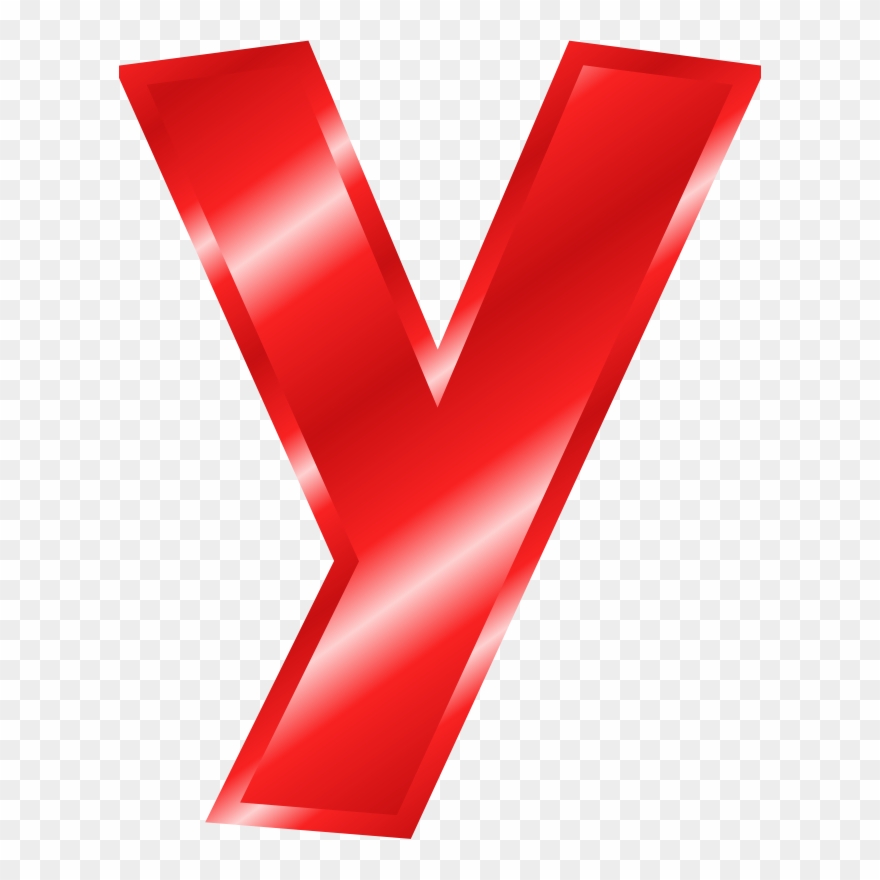 Letter Yy Clipart Red - Png Download