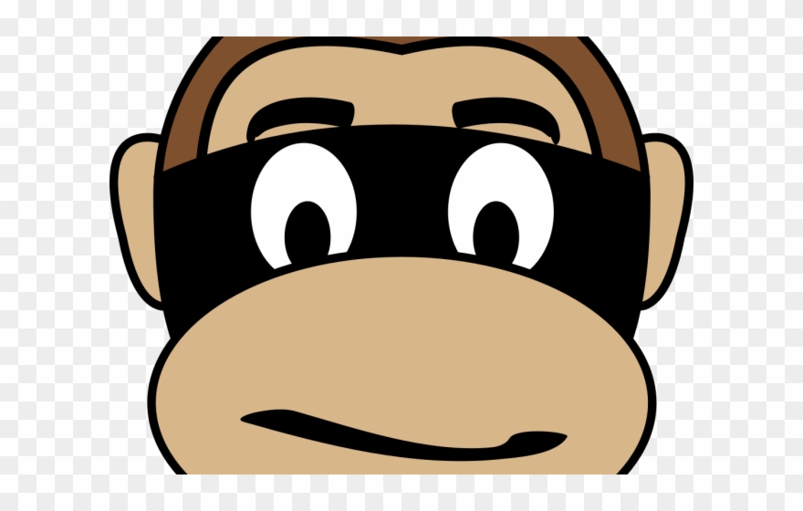 Fight Clipart Criminal - Monkey Emoji - Png Download